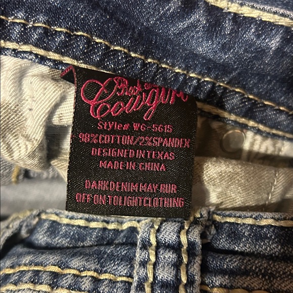 Rock & Roll Cowgirl Blue Boot Cut Jeans - Picture 7 of 7